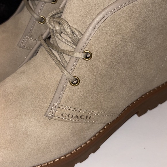 COACH Desert Chukka Lace-Up Boot Tan Nuetral Sand Men\'s Size 8D NEW In Box main image 12